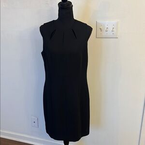 Liz Claiborne Black Sleeveless Halter Mini Dress